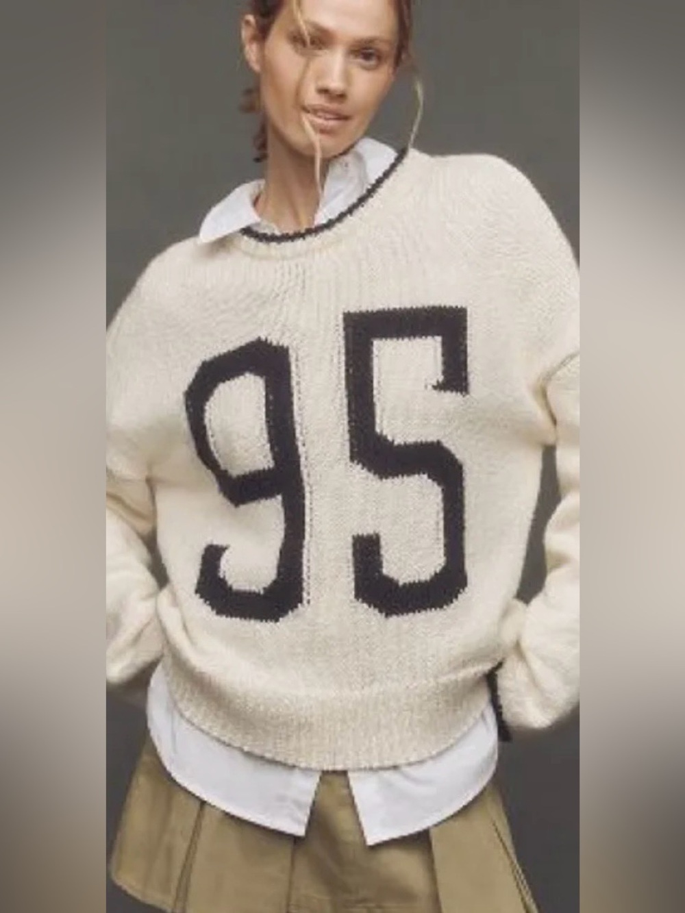 Anthropologie Porridge "95" Knit Sweater - Women's Size S